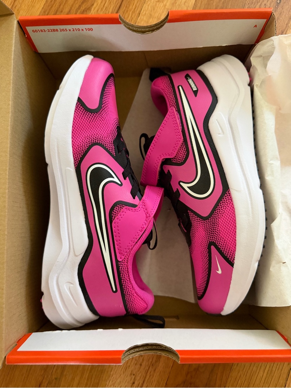 Nike Little Kid Cosmic Runner Running Shoes Sneakers Laser Fuschia